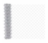 vidaXL Cerca de eslabones de cadena Plateado 10 x 1 m, Valla de jardín y terraza, rectangular, material duradero, resistente a UV, protección moderna al aire libre