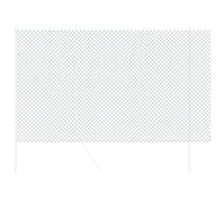 vidaXL Cerca de eslabones de cadena Verde 10 x 1,5 m Acero, Valla de jardín y terraza, rectangular, material duradero, resistente a UV, protección moderna al aire libre