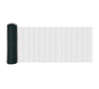 vidaXL Cerca Hexagonal Verde 10 x 1m de Acero Resistente y Cubierta de PVC Decorar el Jardín, Marcar Límites, Usar como Barrera Exterior, Garantizar Privacidad, Malla Texturizada, Cerc