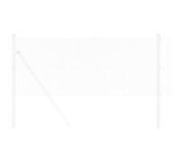 vidaXL Cerca Hexagonal Plateado 0,8 x 10 m Acero galvanizado, Jardín y Terraza, Característica Exterior Rectangular, Cerca Hexagonal Moderna, Límite Duradero, Elemento Paisajístico