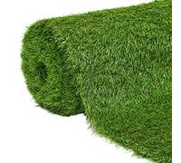 vidaXL Césped Artificial Tapete Alfombra Falso Hierba Imitación Jardín Patio Terraza Balcón Porche Piscina Decoración Verde 1x15 m/30 mm
