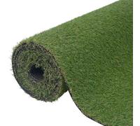 vidaXL Césped Artificial Tapete Alfombra Falso Hierba Imitación Jardín Patio Terraza Balcón Porche Piscina Decoración Verde 1x10 m/20 mm