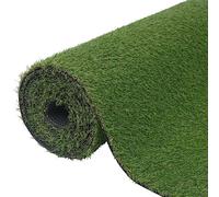 vidaXL Césped Artificial Tapete Alfombra Falso Hierba Imitación Jardín Patio Terraza Balcón Porche Piscina Decoración Verde 1x8 m/20 mm