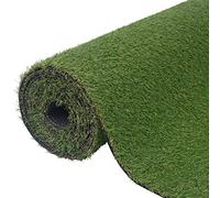 vidaXL Césped Artificial Tapete Alfombra Falso Hierba Imitación Jardín Patio Terraza Balcón Porche Piscina Decoración Verde 1x15 m/20 mm