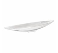 vidaXL Cesta de Frutas Plata 54x9x10 cm Aluminio