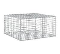 vidaXL Cesta de gaviones con Cubierta Hierro galvanizado 100x100x50 cm