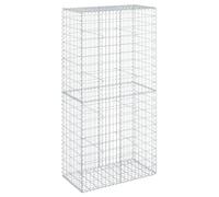 vidaXL Cesta de gaviones con Cubierta Hierro galvanizado 100x50x200 cm