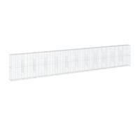 vidaXL Cesta de gaviones con Cubierta Hierro galvanizado 1200x50x200cm