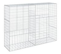vidaXL Cesta de gaviones con cubierta hierro galvanizado 200x50x150 cm
