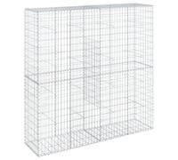 vidaXL Cesta de gaviones con Cubierta Hierro galvanizado 200x50x200 cm