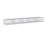 vidaXL Cesta de gaviones con Cubierta Hierro galvanizado 500x100x50 cm