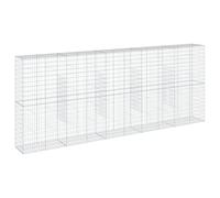 vidaXL Cesta de gaviones con Cubierta Hierro galvanizado 500x50x200 cm