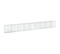 vidaXL Cesta de gaviones con Cubierta Hierro galvanizado 900x50x100 cm
