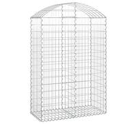 vidaXL Cesta gaviones Forma Arco Hierro galvanizado 100x50x140/160 cm
