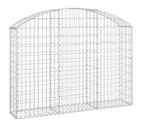 vidaXL Cesta gaviones Forma Arco Hierro galvanizado 150x30x100/120 cm