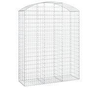 vidaXL Cesta gaviones Forma Arco Hierro galvanizado 150x50x180/200 cm
