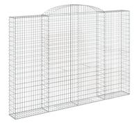 vidaXL Cesta gaviones Forma Arco Hierro galvanizado 300x30x200/220 cm