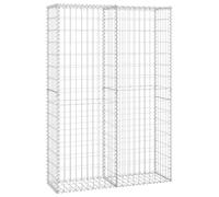 vidaXL Cesta para Muro de Gaviones con Tapas 150x100x30 cm Acero Galvanizado