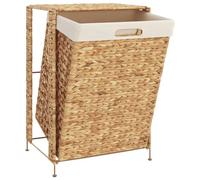 vidaXL Cesto de Ropa Sucia Jacinto Agua 44x34x64 cm