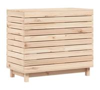 vidaXL Cesto para la Ropa Sucia Madera Maciza de Pino 88,5x44x76 cm