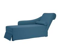 vidaXL Chaise Longue Respaldo reposabrazos Derecho Terciopelo Azul, sillón, diván, Silla de salón, sofá Silla, Tumbona, sofá de salón, diván de salón