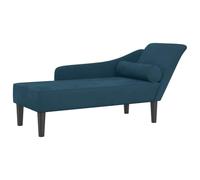 vidaXL Sofá diván con Cojines Terciopelo Azul, Chaise Longue Silla, sofá Chaise Longue, sofá tapizado, Tumbona, Tumbona, sofá de salón