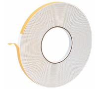VidaXL - Cinta adhesiva de espuma (10 unidades, 10 mm x 10 m, espuma CR, cinta adhesiva redonda, espuma CR, protección contra la humedad, eficaz y universal, aislamiento