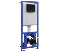 vidaXL Cisterna Alta Oculta Montada en Pared de Ahorro de Agua Tanque de Agua Inodoro Baño Suspendido Empotrada de Altura Regulable para WC 11 L