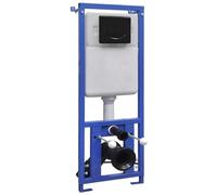 vidaXL Cisterna Alta Oculta Montada en Pared de Ahorro de Agua Tanque de Agua Inodoro Baño Suspendido Empotrada de Altura Regulable para WC 11 L