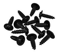 vidaXL Clavo autorroscante 16364 pcs Negro 3,5 x 12 mm Hierro, Redondo, Industrial, Durable, Base Antideslizante, para Rendimiento Duradero, con Alta Resistencia al Desgaste, Ideal para Seguridad
