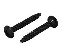 vidaXL Clavo de Roctado 2 pcs Negro M4 x 28 mm Acero, Materiales duraderos y fiables para construcción, fabricación y proyectos artísticos en varias industrias