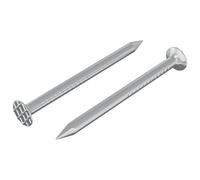 vidaXL Clavos para Madera 2 pcs Plateado Ø 3 x 15 mm Metal, Hardware de hierro, sujetadores para madera, proyectos de bricolaje, set de clavos, suministros de renovación del hogar, esenciales de carp