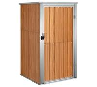 vidaXL Cobertizo de Herramientas jardín Acero galvanizado 88x89x161 cm