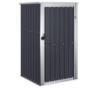 vidaXL Cobertizo de Herramientas jardín Acero galvanizado 88x89x161 cm
