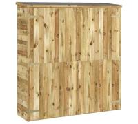 vidaXL Cobertizo de Herramientas Madera Pino Impregnada Caseta Patio Almacenaje Exterior Aire Libre Fuera de Casa Artículos Domésticos