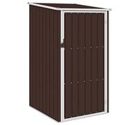vidaXL Cobertizo de Jardín Cabaña de Troncos Caseta Patio Arrojar Plane Almacenamiento Herramientas Equipos Resistente Verde Acero Galvanizado