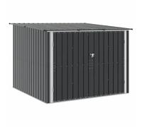 vidaXL Cobertizo para Bicicletas 3 pcs Antracita 215 x 206 x 157 cm, Jardín y terraza, Rectangular, Moderno, Duradero, diseño Estiloso para Espacios Exteriores, Mantenimiento fácil, Apariencia contem