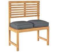 vidaXL Cojín 2 pcs Antracita 40 x 40 x 8 cm Tela Oxford, Funda de cojín Cuadrada, Moderna y Resistente al Agua para Sala, Ideal para Silla de Interior y Patio, 40 cm