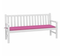 vidaXL Cojín de Banco Liso Rosa 150 x 50 x 3 cm Tela Oxford, Cojines para Sala, rectangulares, Modernos, Resistentes, para Patio, jardín, Interiores y Exteriores