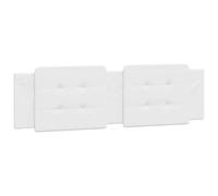 vidaXL Cojín de cabecero de piel sintética para colchón de 183 cm, diseño cómodo, fácil de instalar, dormitorio Luxe