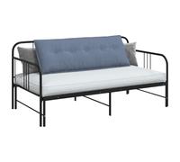 vidaXL Cojín de Espalda Azul 140 x 50 cm Tela de Pana, Sala de Estar, Moderno, cojín Rectangular, cojín Suave al Tacto, Fundas Que se quitan, cojín Decorativo