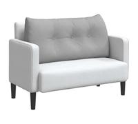 vidaXL Cojín de Espalda Gris Nube 100 x 24 x 50 cm Tela, Sala de Estar Elegante, Almohada Funcional, cojín cómodo, Fundas Removibles, Soporte Interior, Accesorio Textil Decorativo