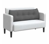 vidaXL Cojín de Espalda Gris Oscuro 140 x 24 x 50 cm Tela, Sala de Estar Elegante, Almohada Funcional, cojín cómodo, Fundas Removibles, Soporte Interior, Accesorio Textil Decorativo