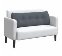 vidaXL Cojín de Espalda Gris Oscuro 140 x 24 x 50 cm Terciopelo, Cojín de Respaldo de Terciopelo Moderno con Funda Removible, Textil Decorativo, Accesorio Hogareño Esponjoso