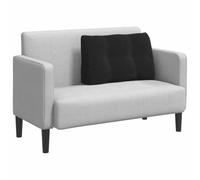 vidaXL Cojín de Espalda Negro 80 x 24 x 50 cm Terciopelo, Cojín de Respaldo de Terciopelo Moderno con Funda Removible, Textil Decorativo, Accesorio Hogareño Esponjoso