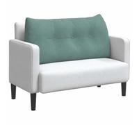 vidaXL Cojín de Espalda Verde Mar 100 x 24 x 50 cm Terciopelo, Cojín de Respaldo de Terciopelo Moderno con Funda Removible, Textil Decorativo, Accesorio Hogareño Esponjoso