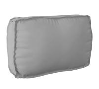 vidaXL Cojín de Pallet Gris 70 x 40 x 12 cm, Resistente a Manchas, de poliéster y cómodo para Asientos en Interiores. Diseño Moderno, Ideal para Muebles de jardín y terrazas al Aire Libre. Forma Rec