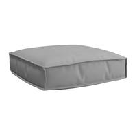 vidaXL Cojín Gris 60 x 60 x 12 cm Tela Oxford, Cojín Cuadrado Moderno para Sala, Interior y Exterior, Almohada Decorativa cómoda y estilosa