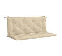 VIDAXL Cojín para balancín beige 120 cm de tela