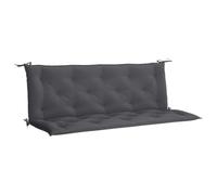vidaXL Cojín para balancín de tela gris antracita 150 cm